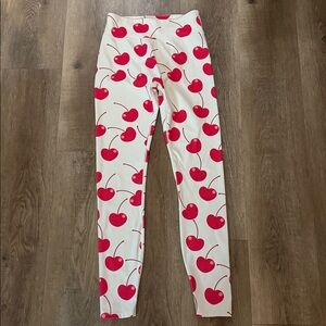 Musesonly Cherry Leggings Size Medium
